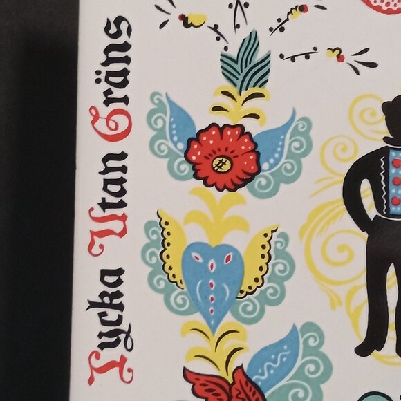 Swedish Folk Art Ceramic Tiles Berggren Trayner  Handcrafted Decorative Art - Picture 10 of 16